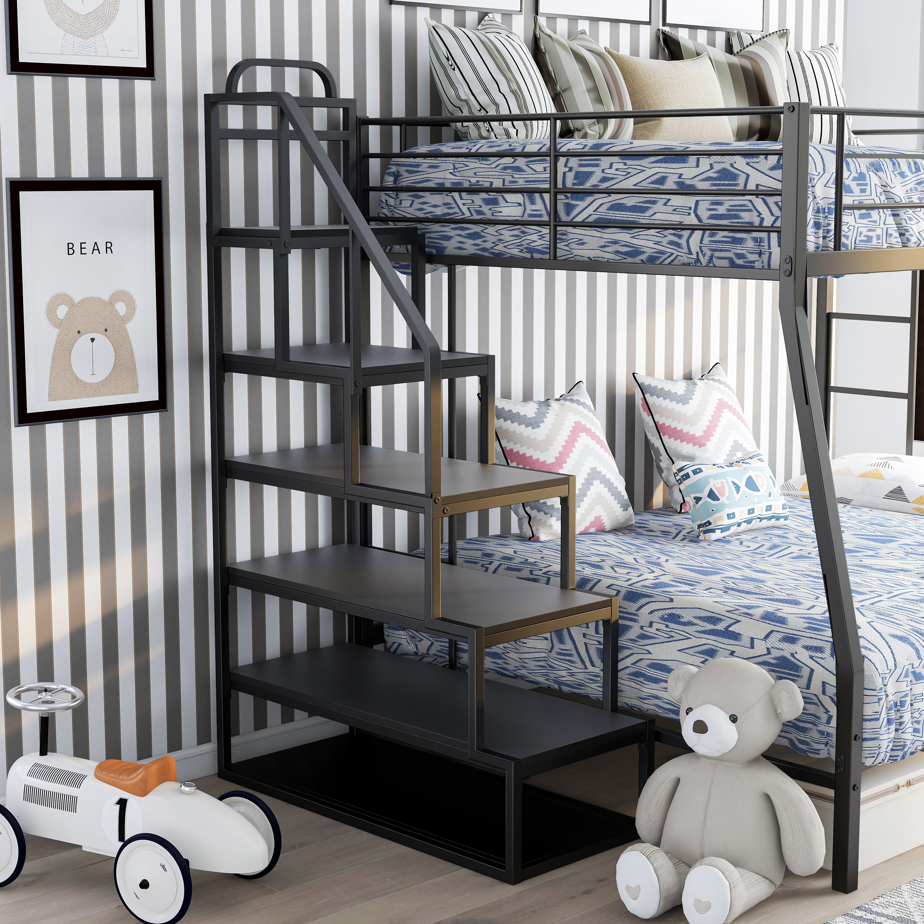 bunk bed ladder safety gate