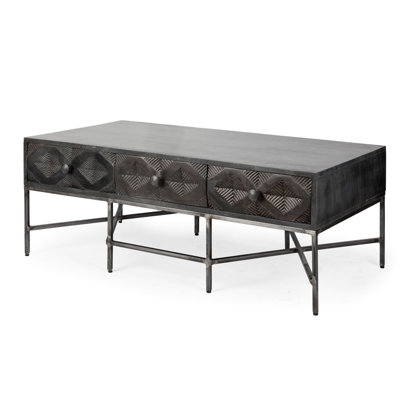 Cross Legs Coffee Table with Storage by Joss and Main