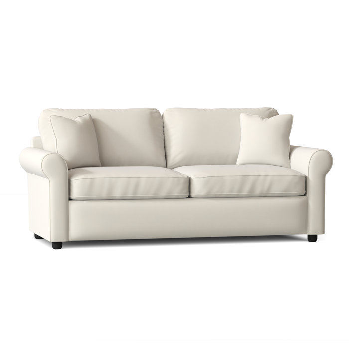 Lark Manor Antoinette 82" Rolled Arm Sofa Bed Slipcovered