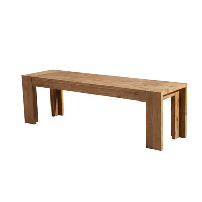 Ronny Solid Acacia Wood Bench by Joss and Main