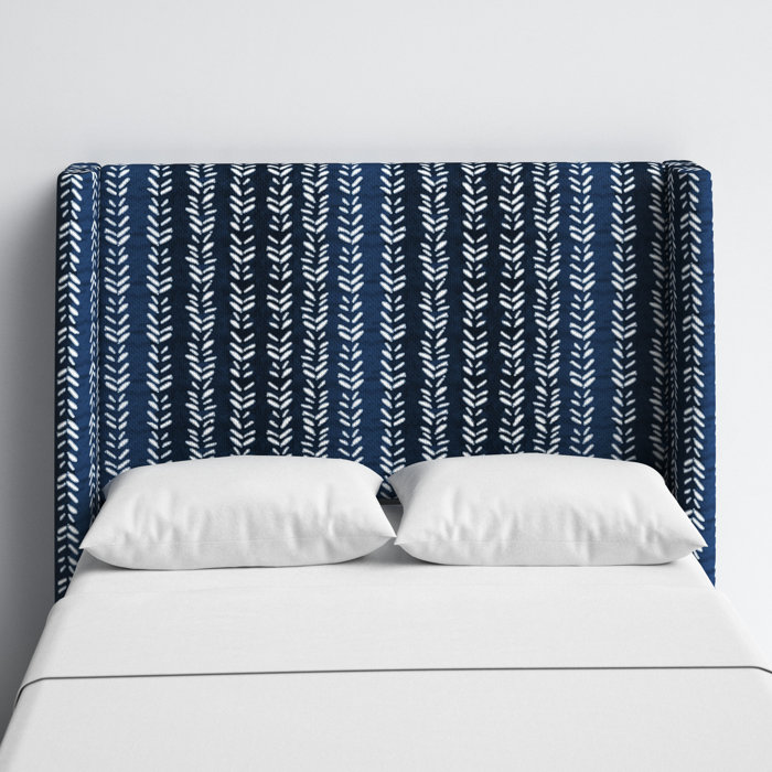 Joss and Main Hawes Upholstered Wingback Headboard