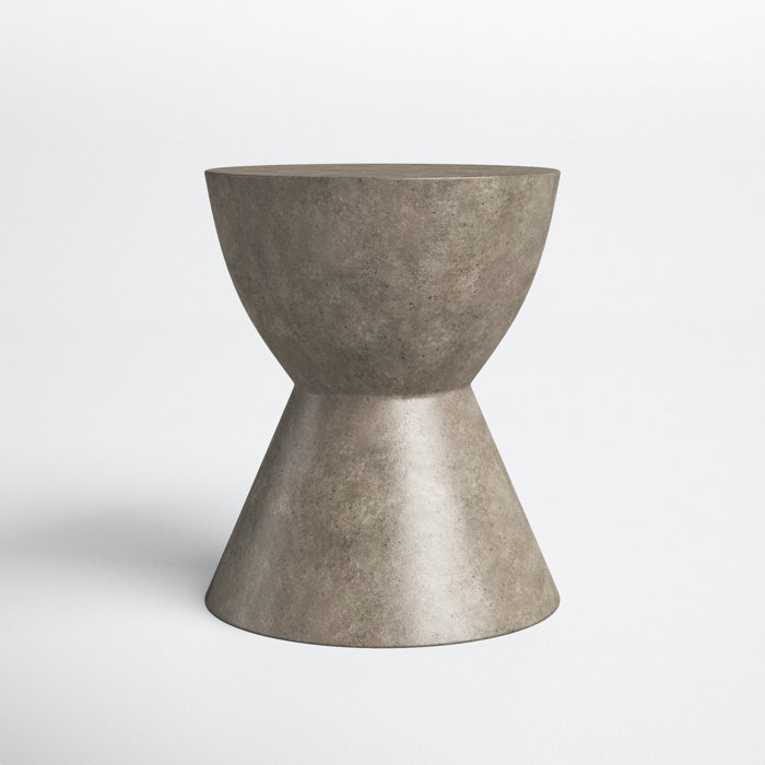 Joss and Main Celine Concrete Abstract End Table