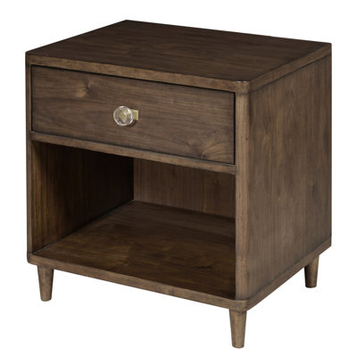 Malena 1 - Drawer Nightstand in Walnut by Joss and Main