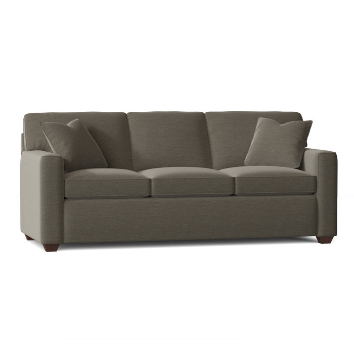 Ebern Designs Lesley 87" Square Arm Sofa Bed with Reversible Cushions
