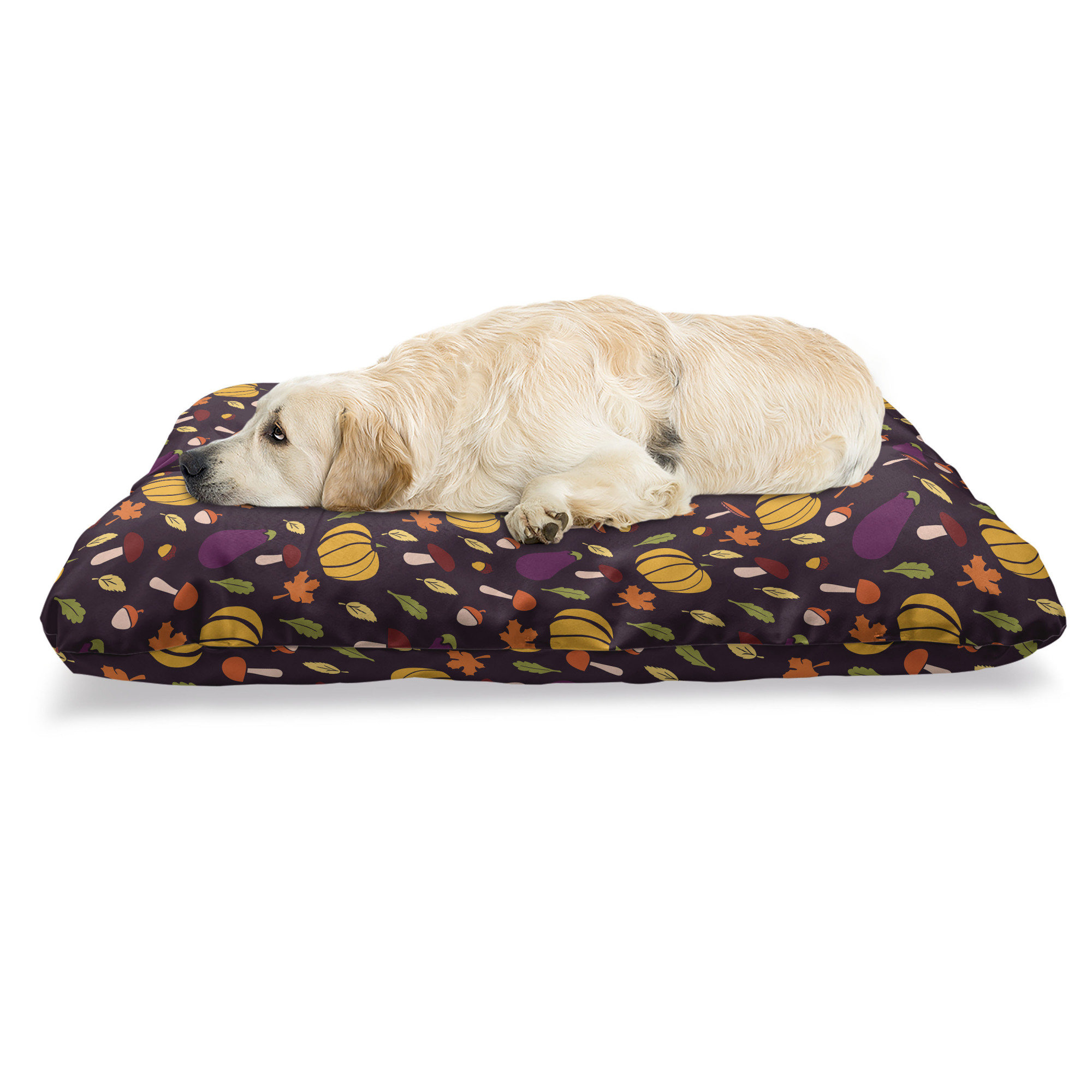 pumpkin dog bed