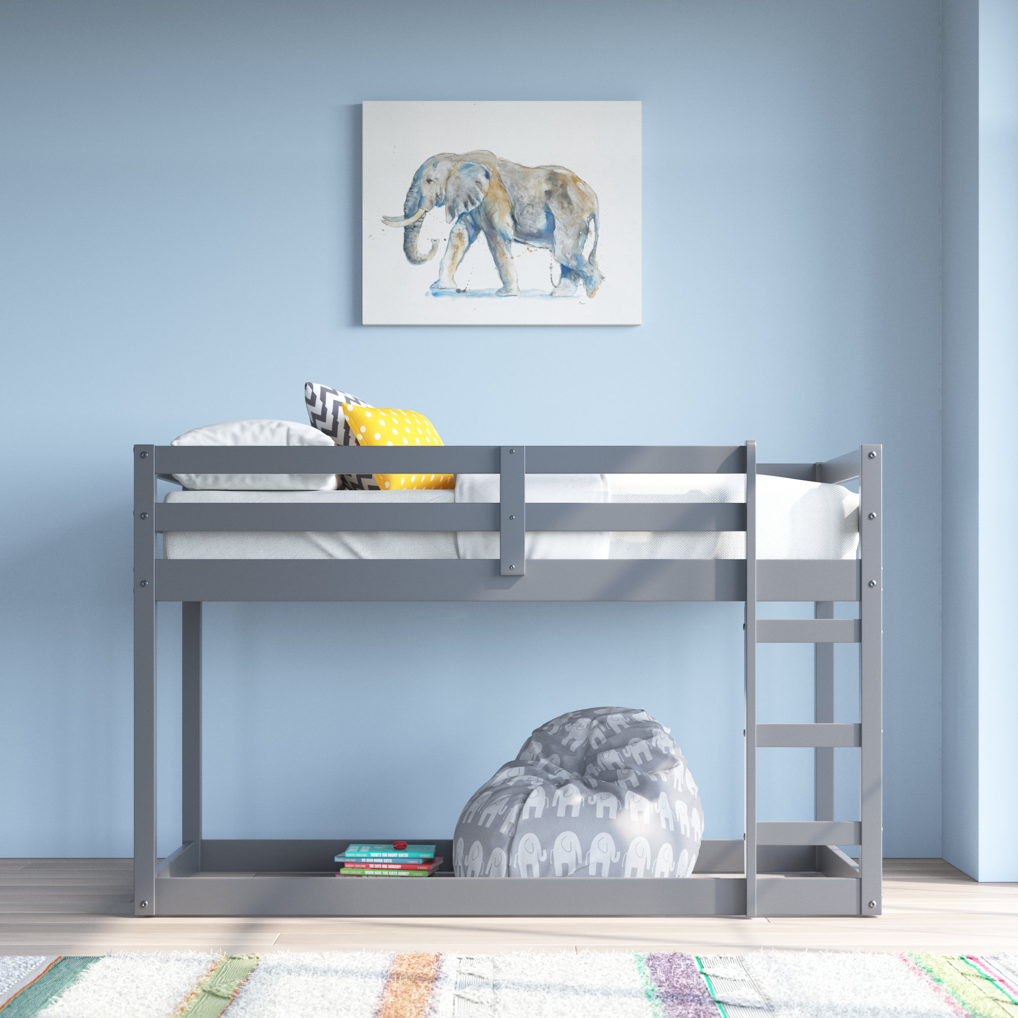 twin loft bed frame cheap