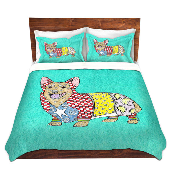 corgi bedspread