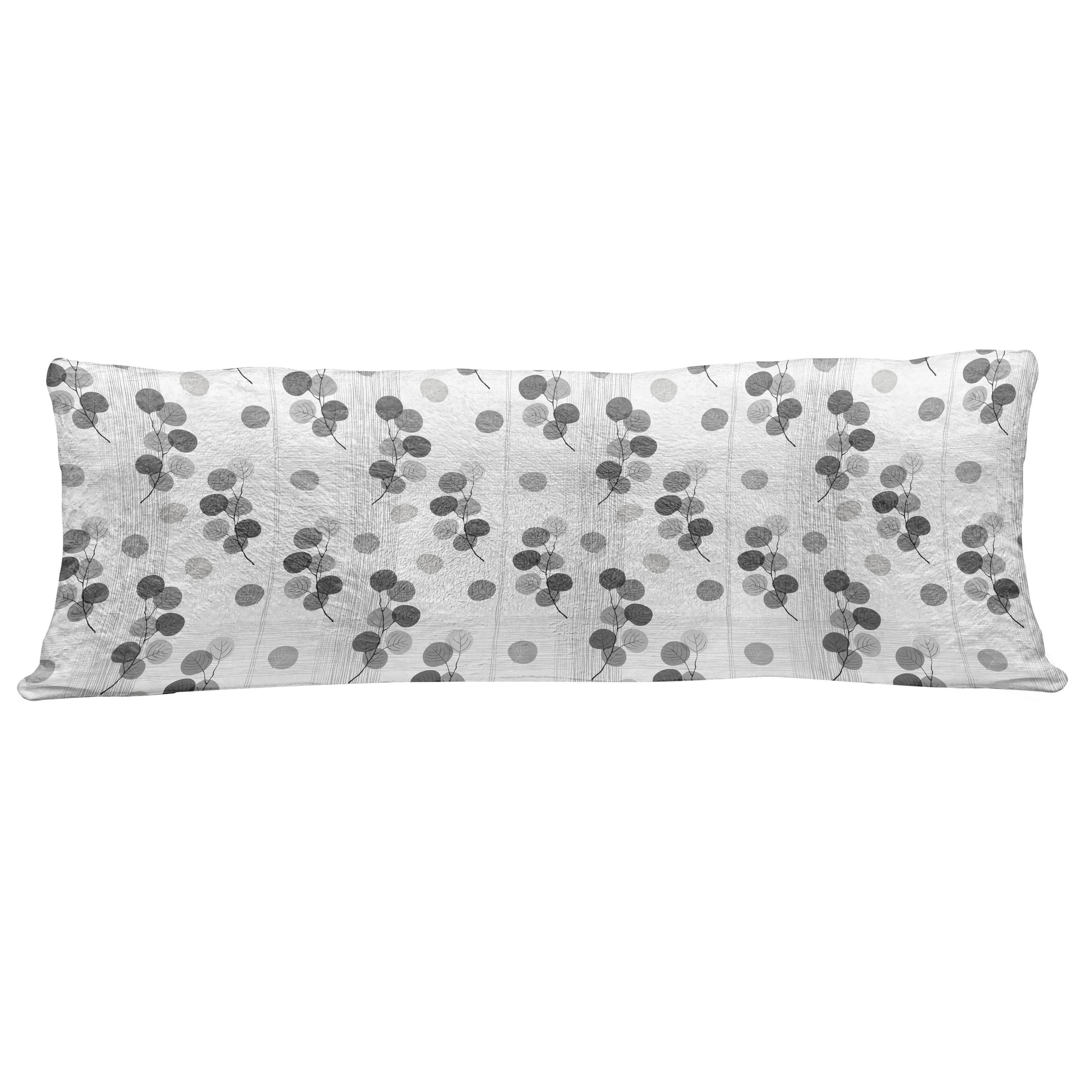 grey fluffy pillow cases