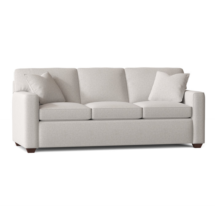 Ebern Designs Lesley 87" Square Arm Sofa Bed with Reversible Cushions