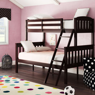 bunk bed with cot under
