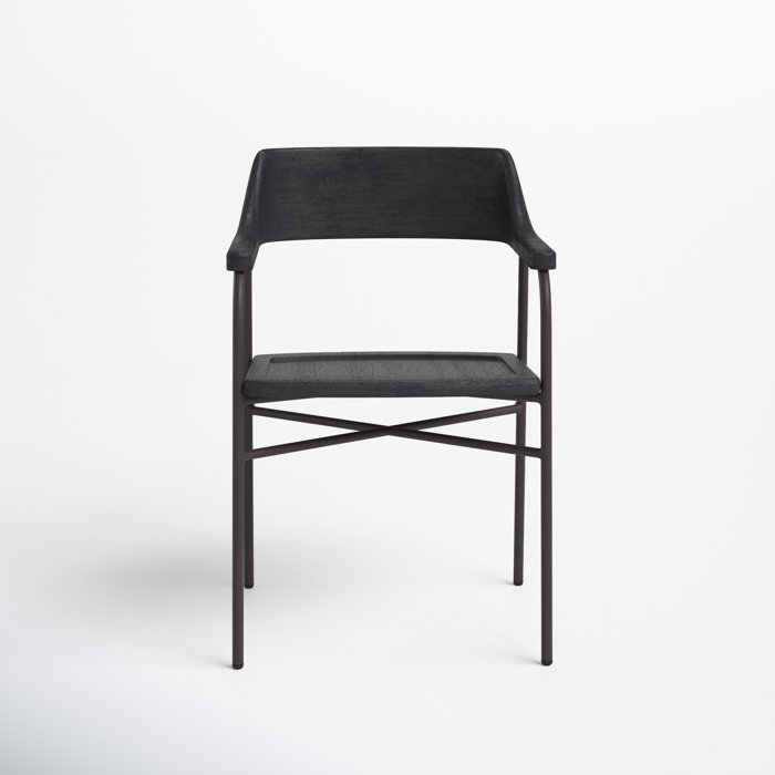Joss and Main Murrin Arm Chair in Black