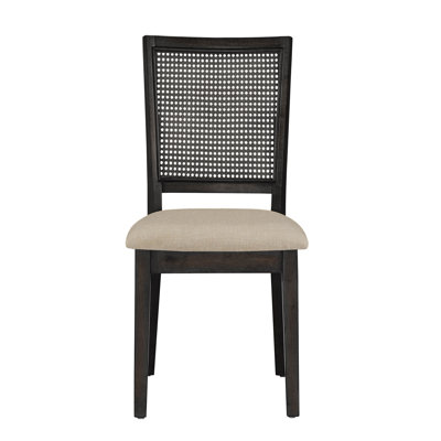 Urbaniak Linen Side Chair by Three Posts