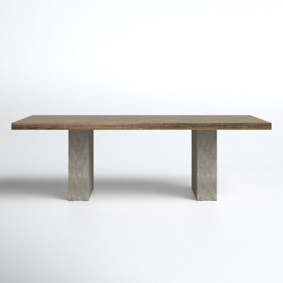 Alexander Solid Oak Dining Table by Joss and Main