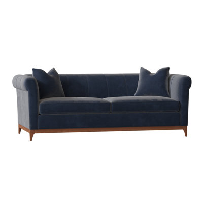 Steffens 89" Rolled Arm Sofa by Wade Logan