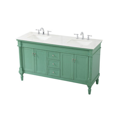 60" Double Bathroom Vanity Set by Joss and Main