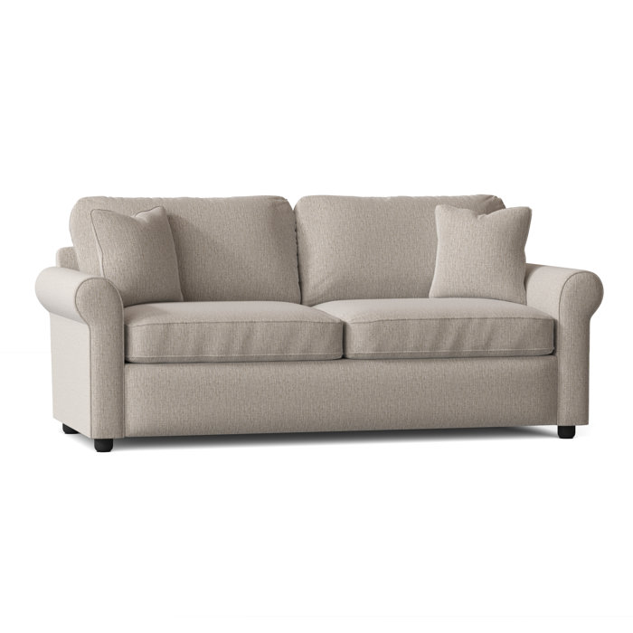 Lark Manor Antoinette 82" Rolled Arm Sofa Bed Slipcovered