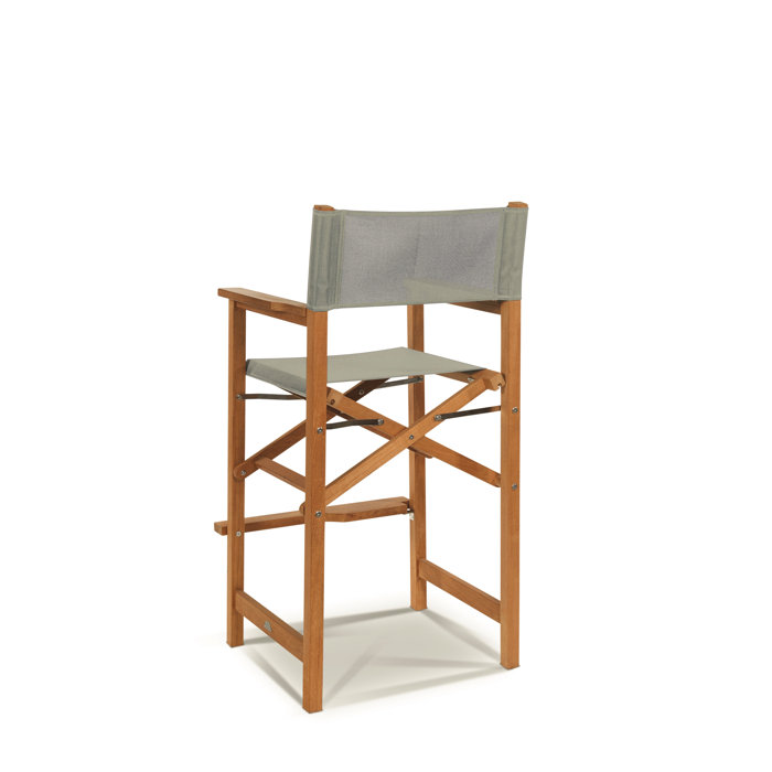 Joss and Main Idina Teak Patio Bar Stool