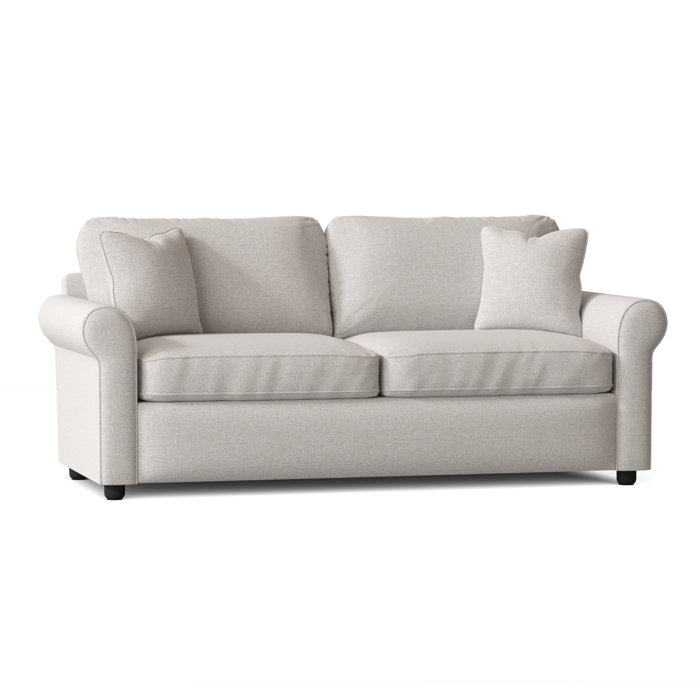 Lark Manor Antoinette 82" Rolled Arm Sofa Bed Slipcovered