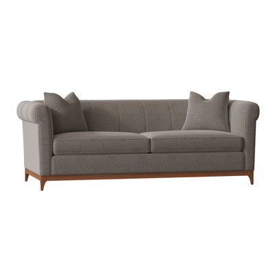 Steffens 89" Rolled Arm Sofa by Wade Logan