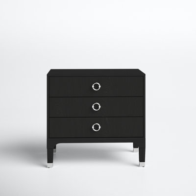 Quincy 3 - Drawer Nightstand by Joss and Main