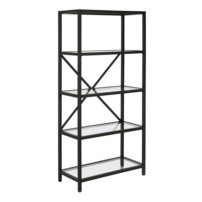 Sand and Stable Feodora 63" H x 30" W Etagere Bookcase