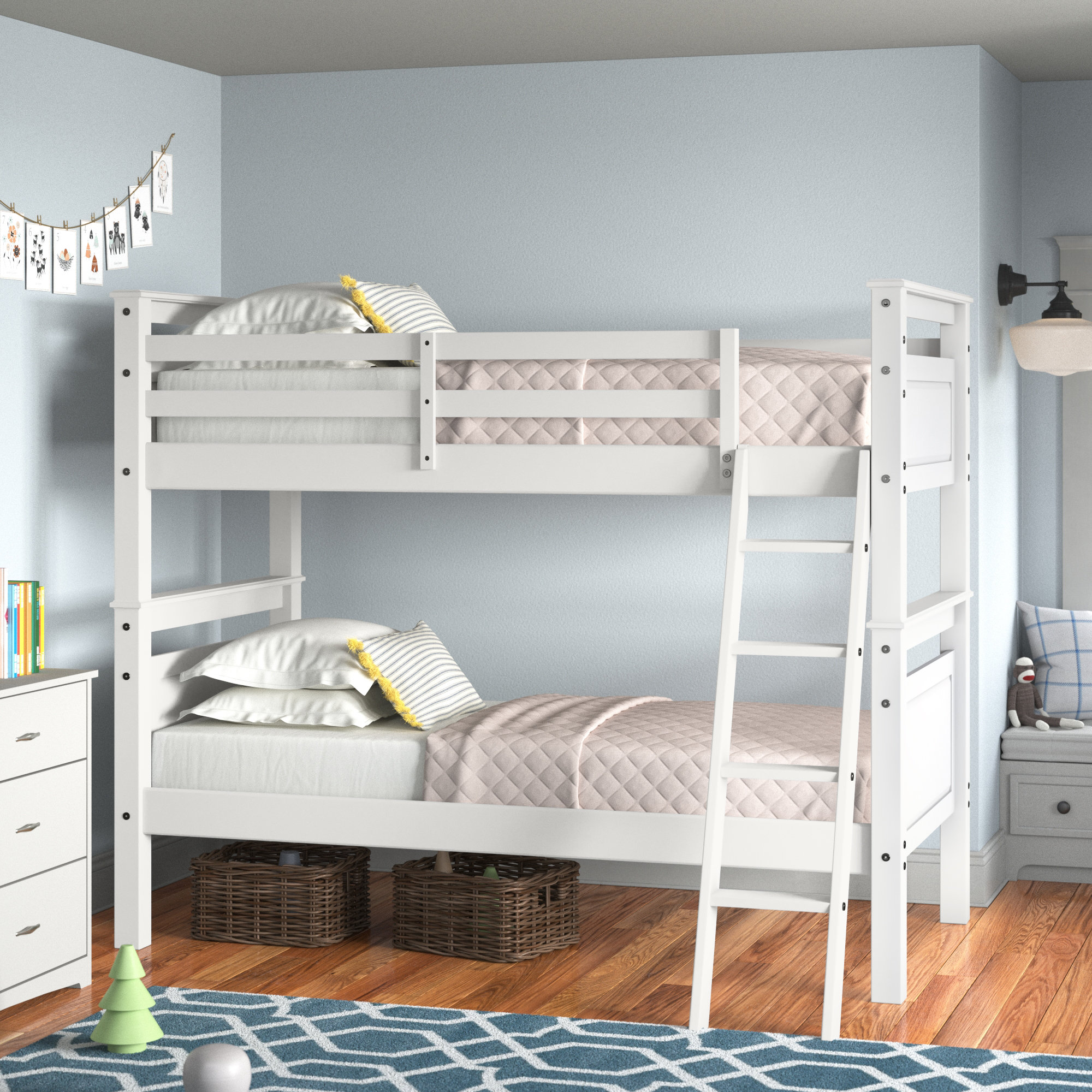 kids twin bunk beds