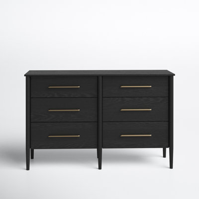 Ingrid 6 Drawer 60" W Double Dresser by Joss and Main