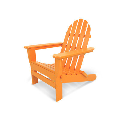 Classic Adirondack Wood Folding Adirondack Chair by POLYWOOD