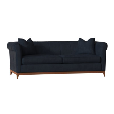 Steffens 89" Rolled Arm Sofa by Wade Logan