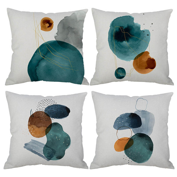 jade green pillows