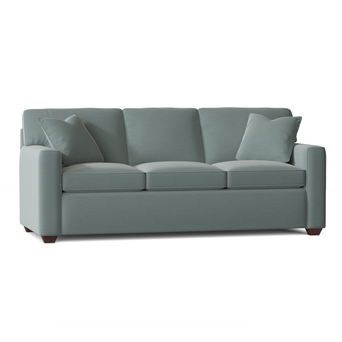 Ebern Designs Lesley 87" Square Arm Sofa Bed with Reversible Cushions