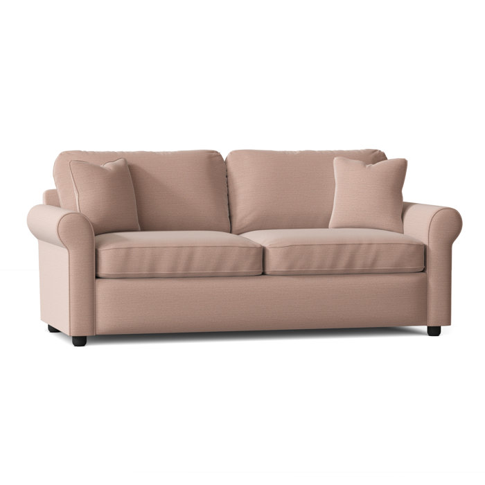 Lark Manor Antoinette 82" Rolled Arm Sofa Bed Slipcovered