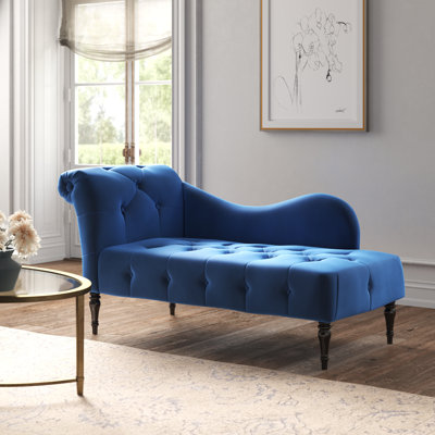 Sarvis Tufted One Arm Left-Arm Chaise Lounge