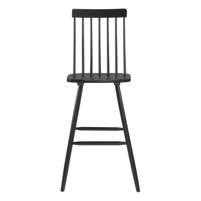 Joss and Main Peppadew Solid Wood 29.9" Bar Stool