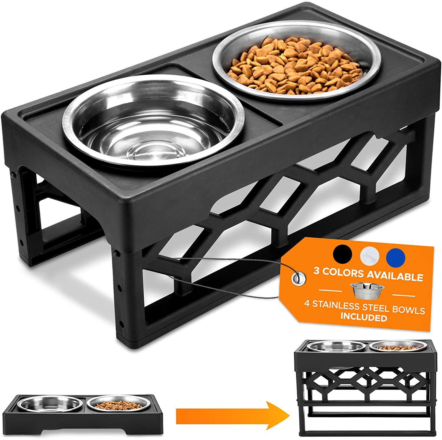 elevated dog feeders for large breeds