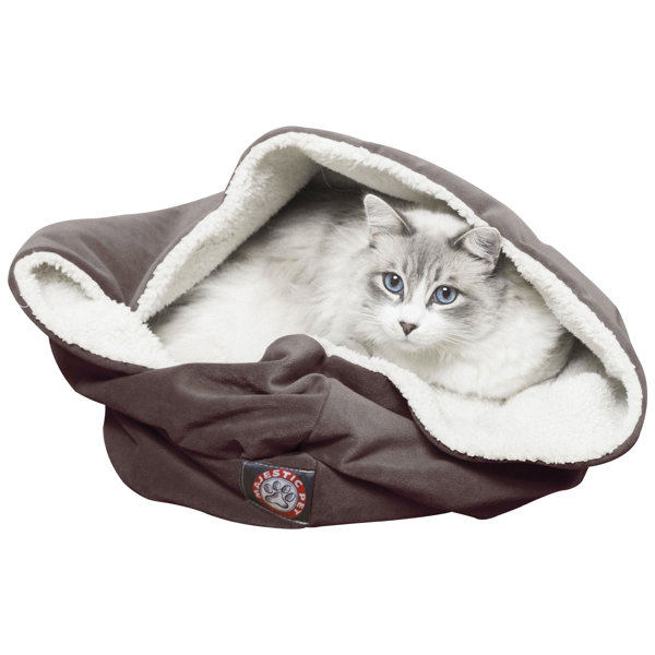 leather cat bed
