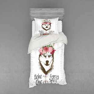 siberian husky bedding set