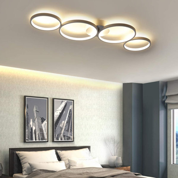 LED Aufbau Panel Decken Strahler Leuchte weiß Wohn Zimmer Design Flur Lampe rund 