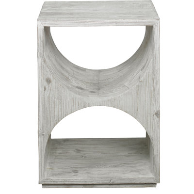 Pressler Solid Wood Floor Shelf End Table with Storage by Joss and Main