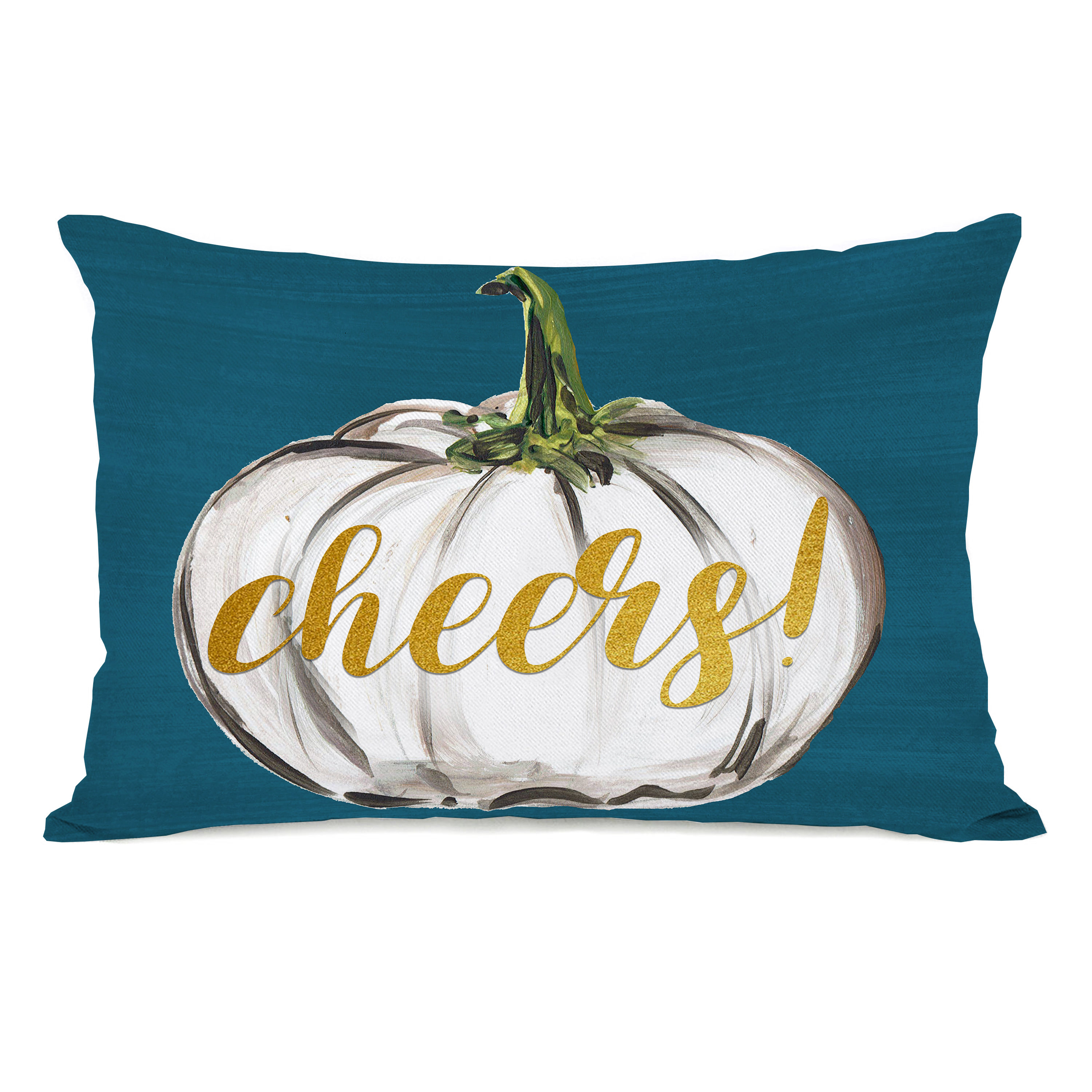 pumpkin lumbar pillow