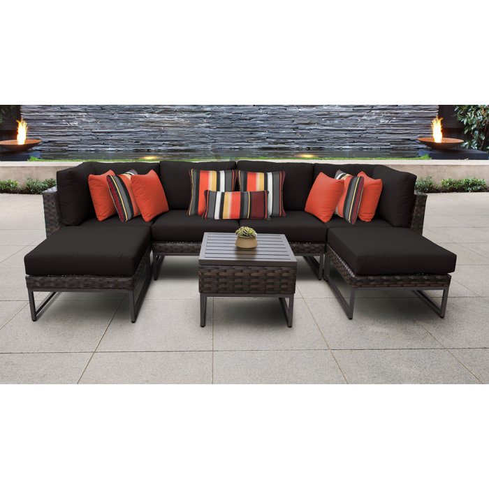 Joss and Main Sectional Seating Group with Cushion