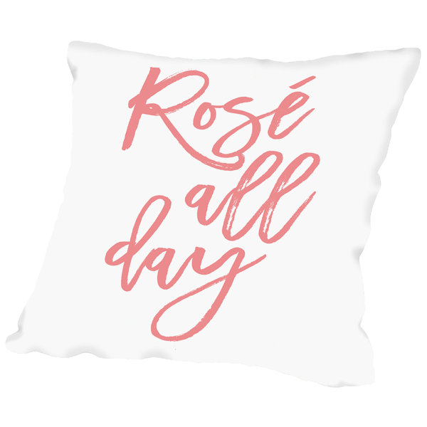 rose all day pillow