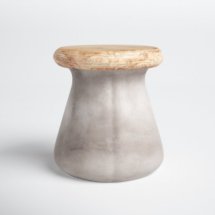 Joss and Main Hendley Concrete Accent Stool