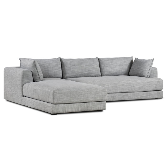 Joss and Main Kahn 122" Wide Sofa & Chaise