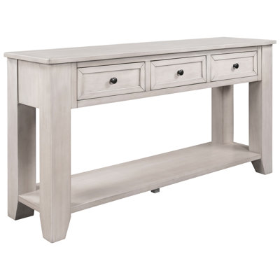 Postmodern Console Table Sofa Table For Living Room With Storage