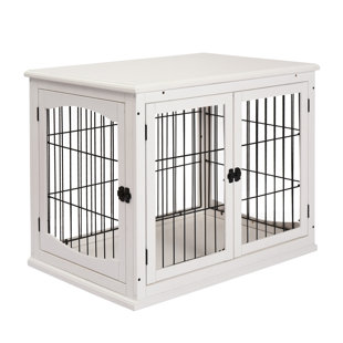 Sebby Dog Crate Furniture Double Dog Kennel Dog Crate Table Dog Kennel Furniture Double Dog Crate Large Dog Crate L