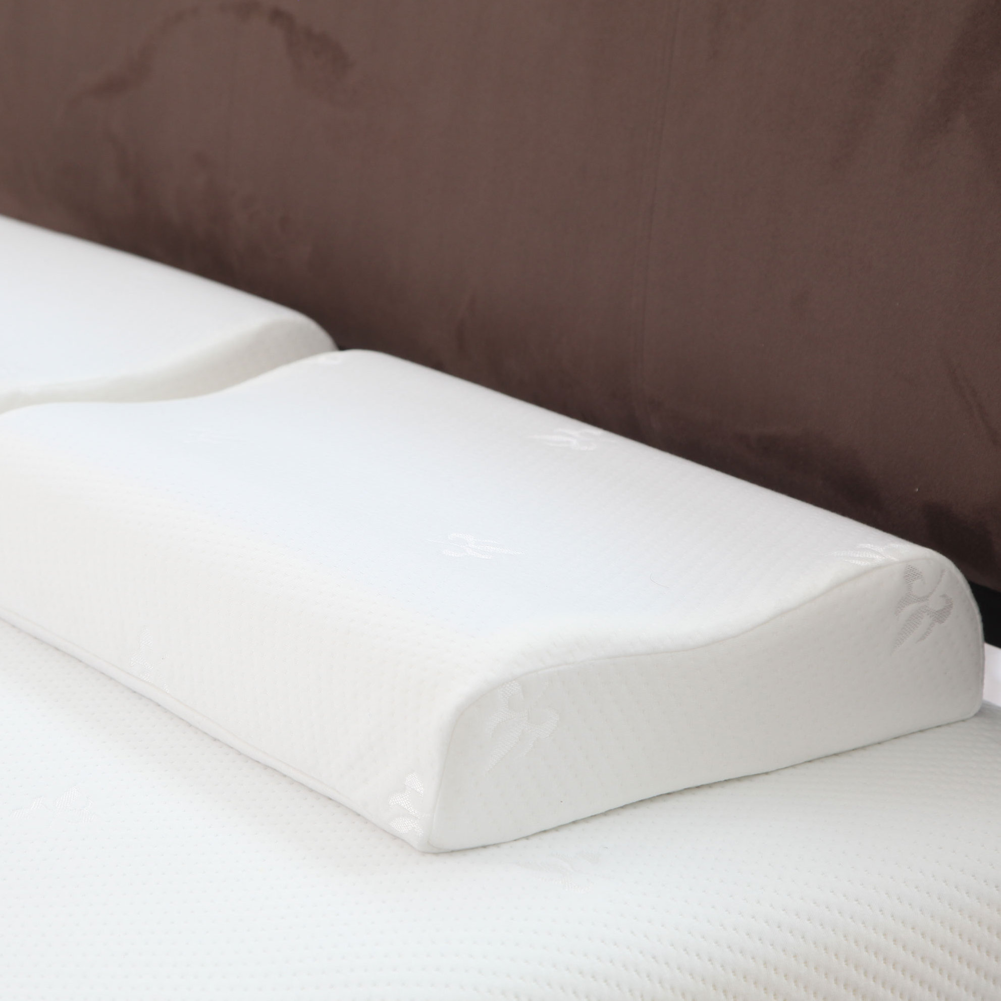 gel memory foam contour pillow