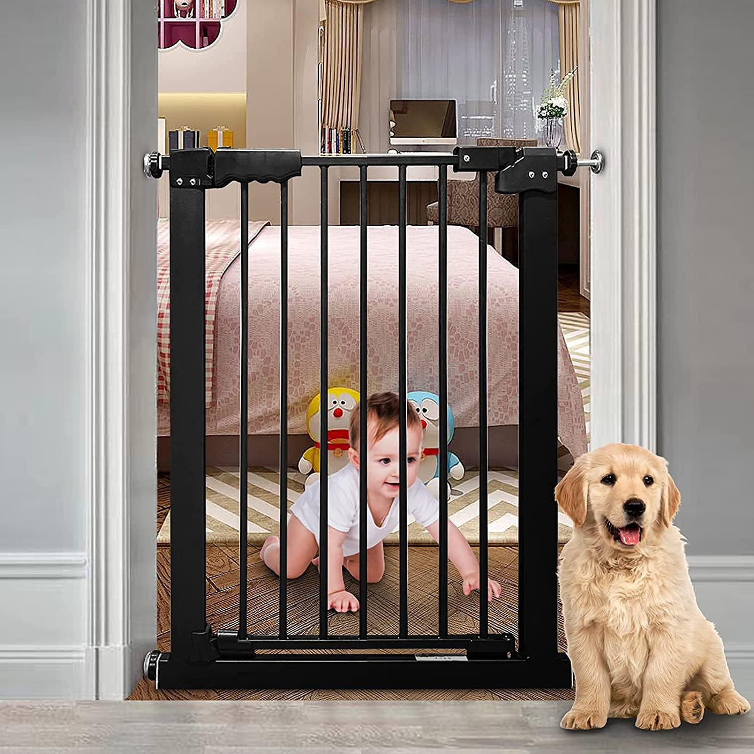 Tucker Murphy Pet™ Extra Wide Baby Gate Tension Indoor Safety Gates