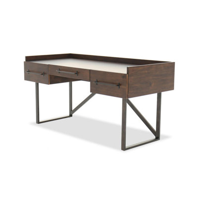 Rick 3 Drawer Desk by Joss and Main