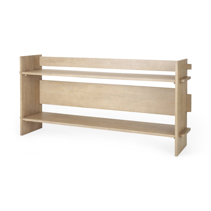 Foundstone Ines 75.75" Solid Wood Console Table